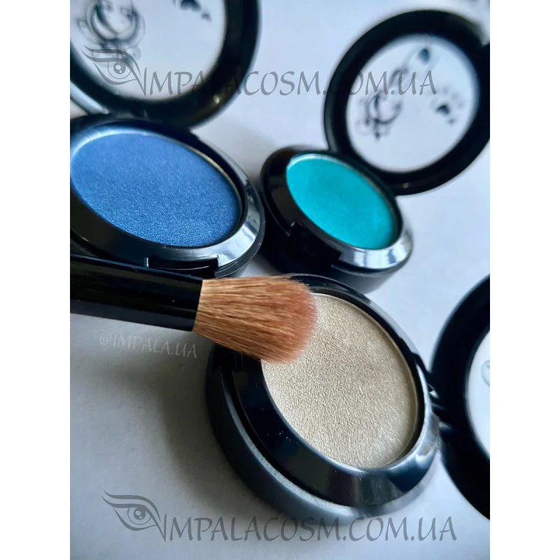 Тіні для повік перламутрові суперстійкі IMPALA Eyeshadow № 11 Midnight Black